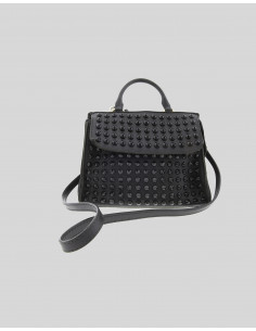 Bolso shopper mostaza con iniciales - Carolina Herrera