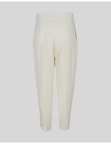 Pantalones blancos de pinzas - Carolina Herrera