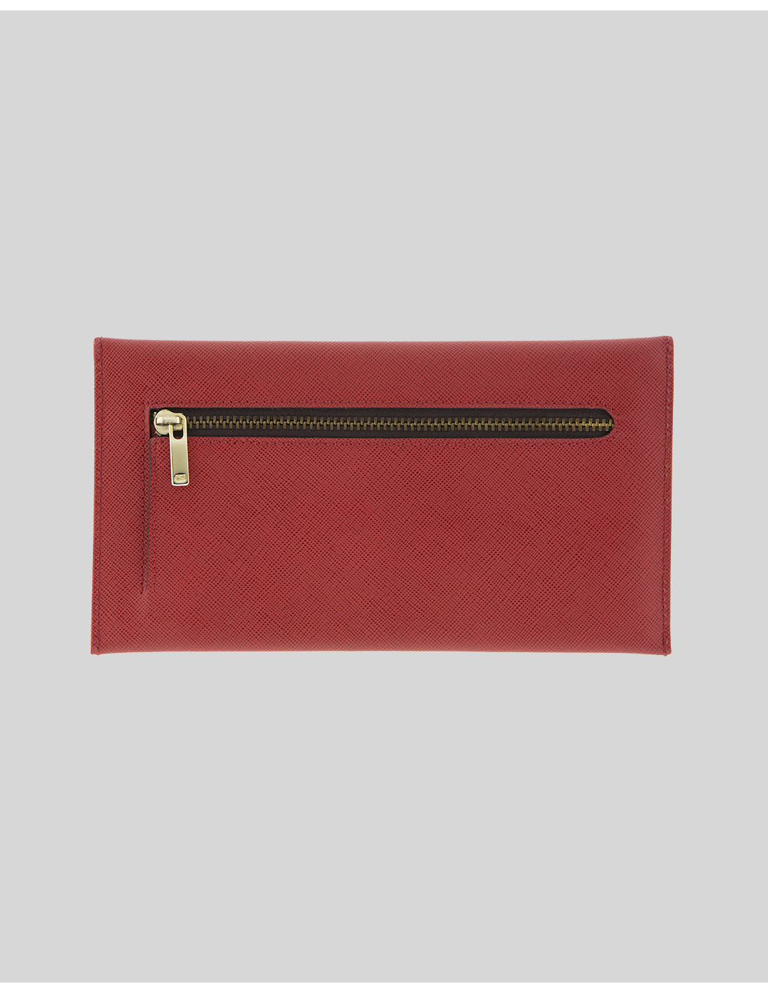 Cartera roja tipo clutch. - Carolina Herrera